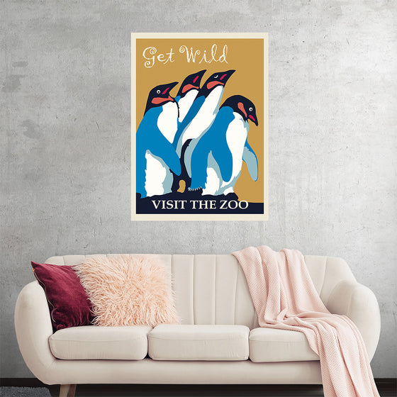 "Penguin Zoo Poster"