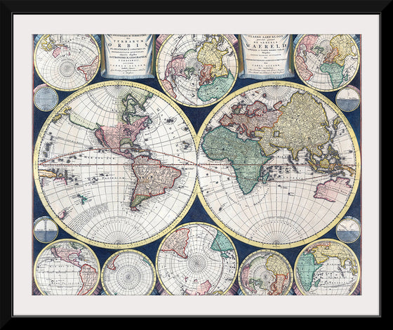 "1696 Maps Of The World", Carel Allard