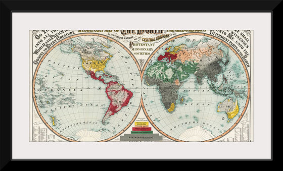 "Missionary Map of the World", August R. Ohman