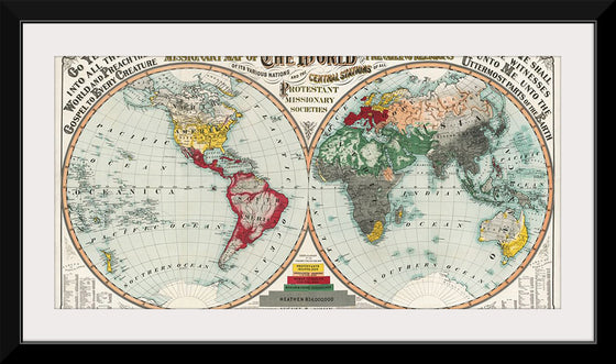 "Missionary Map of the World", August R. Ohman