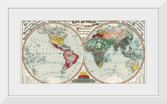 "Missionary Map of the World", August R. Ohman