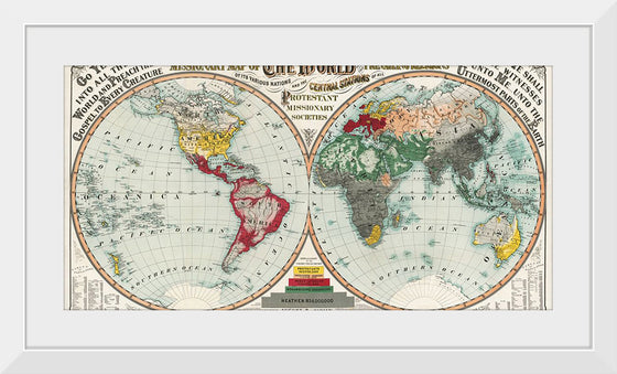 "Missionary Map of the World", August R. Ohman