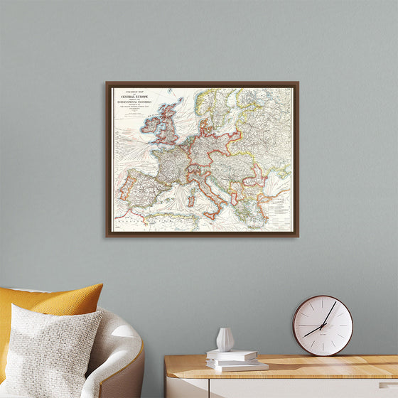 "Strategic map of Central Europe showing the international frontiers / prepared in the War College Division (1915)", Arch. B. Williams and Geo. F. Bontz, Draftsmen.