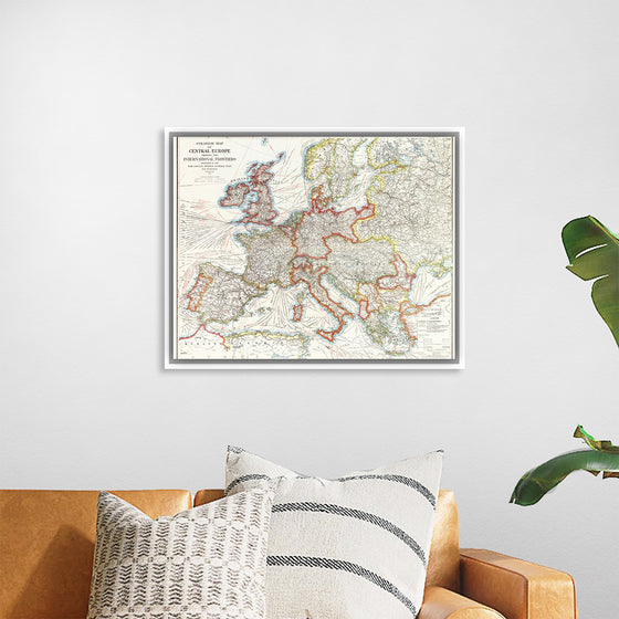 "Strategic map of Central Europe showing the international frontiers / prepared in the War College Division (1915)", Arch. B. Williams and Geo. F. Bontz, Draftsmen.