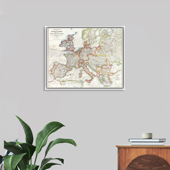 "Strategic map of Central Europe showing the international frontiers / prepared in the War College Division (1915)", Arch. B. Williams and Geo. F. Bontz, Draftsmen.