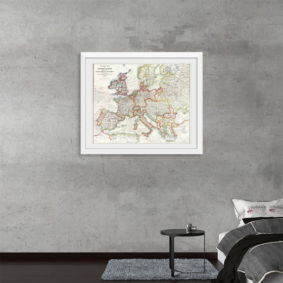 "Strategic map of Central Europe showing the international frontiers / prepared in the War College Division (1915)", Arch. B. Williams and Geo. F. Bontz, Draftsmen.