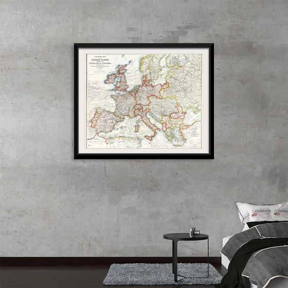 "Strategic map of Central Europe showing the international frontiers / prepared in the War College Division (1915)", Arch. B. Williams and Geo. F. Bontz, Draftsmen.