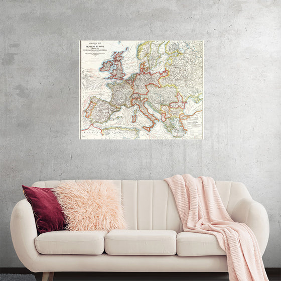 "Strategic map of Central Europe showing the international frontiers / prepared in the War College Division (1915)", Arch. B. Williams and Geo. F. Bontz, Draftsmen.