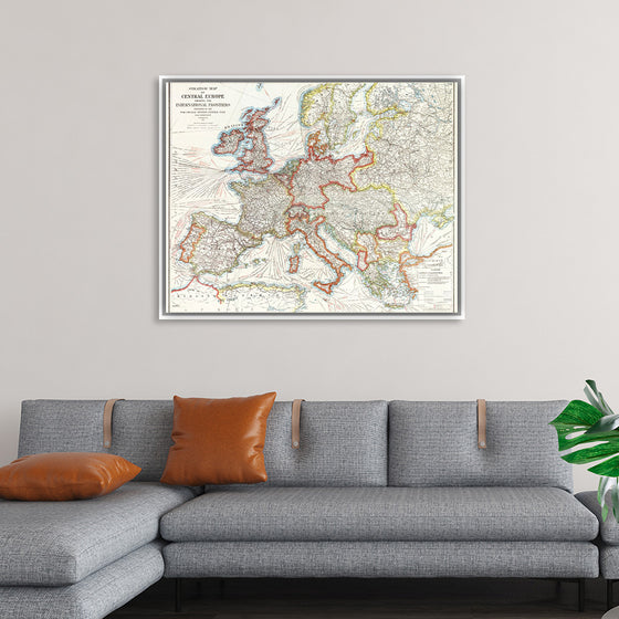 "Strategic map of Central Europe showing the international frontiers / prepared in the War College Division (1915)", Arch. B. Williams and Geo. F. Bontz, Draftsmen.