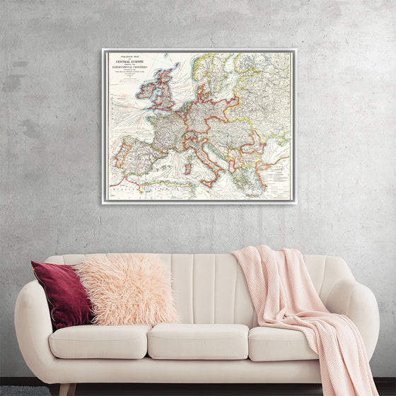 "Strategic map of Central Europe showing the international frontiers / prepared in the War College Division (1915)", Arch. B. Williams and Geo. F. Bontz, Draftsmen.