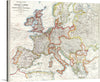 “Strategic Map of Central Europe showing the International Frontiers (1915)” invites you into a world where geopolitical boundaries are meticulously delineated. Crafted by Arch. B. Williams and Geo. F. Bontz, this masterpiece captures the intricate web of international frontiers during a pivotal moment in history.