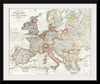 "Strategic map of Central Europe showing the international frontiers / prepared in the War College Division (1915)", Arch. B. Williams and Geo. F. Bontz, Draftsmen.