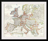 "Strategic map of Central Europe showing the international frontiers / prepared in the War College Division (1915)", Arch. B. Williams and Geo. F. Bontz, Draftsmen.