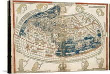  “Cartography of Ages”—that’s what “The World” embodies. Step into the past with this exquisite print, where ancient perceptions of our planet unfold. This meticulously detailed map, adorned with intricate illustrations and inscriptions, bridges the gap between art and science. Each continent, landmass, and ocean is depicted with elegance. 