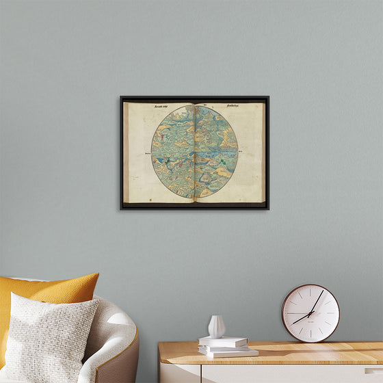 "Circular World Map"