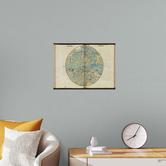 "Circular World Map"