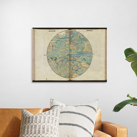 "Circular World Map"