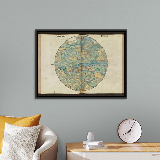 "Circular World Map"