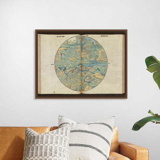 "Circular World Map"