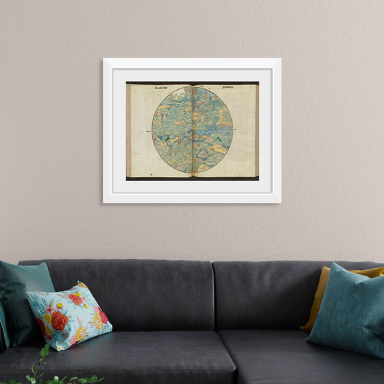 "Circular World Map"