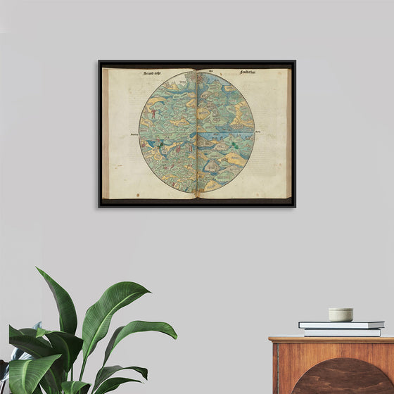 "Circular World Map"