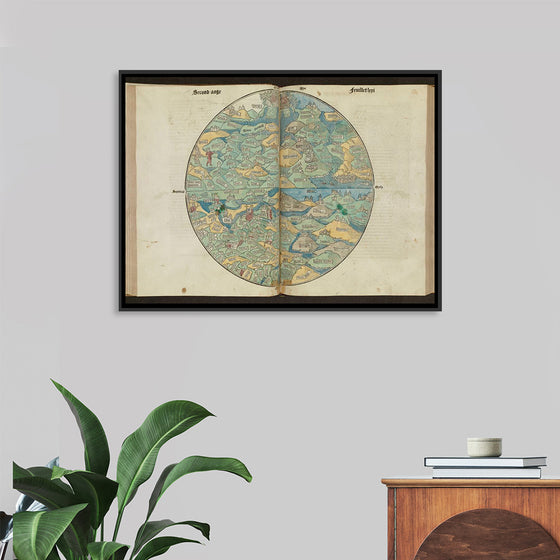 "Circular World Map"