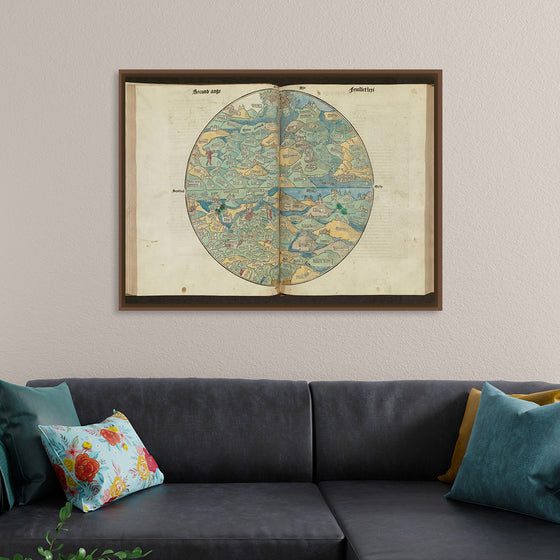 "Circular World Map"