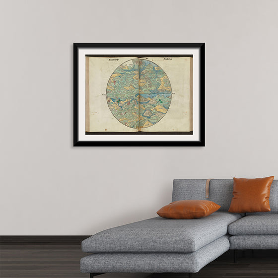 "Circular World Map"