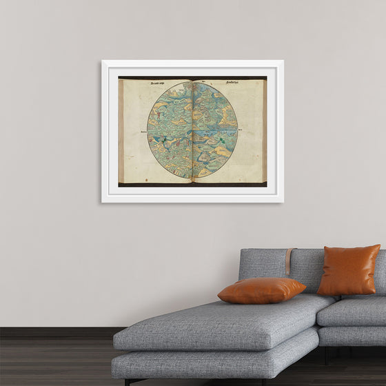 "Circular World Map"