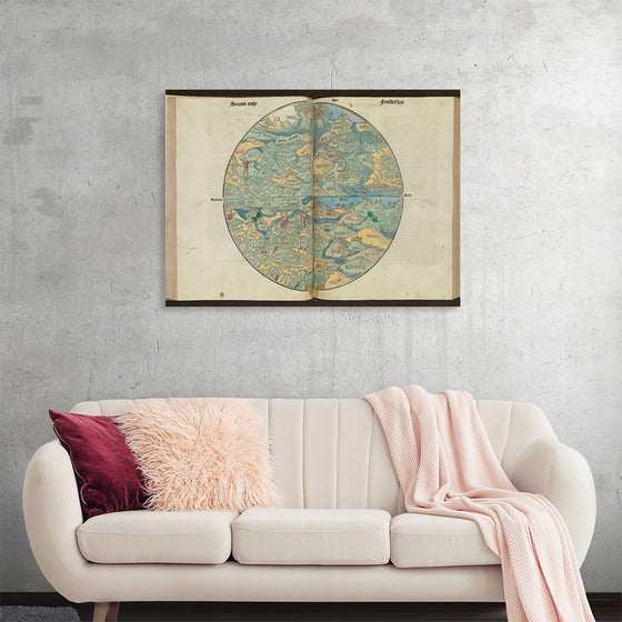 "Circular World Map"