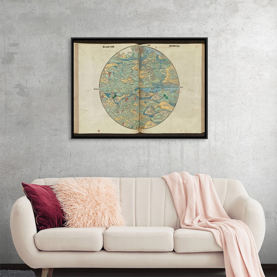 "Circular World Map"