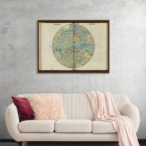 "Circular World Map"