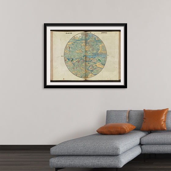 "Circular World Map"