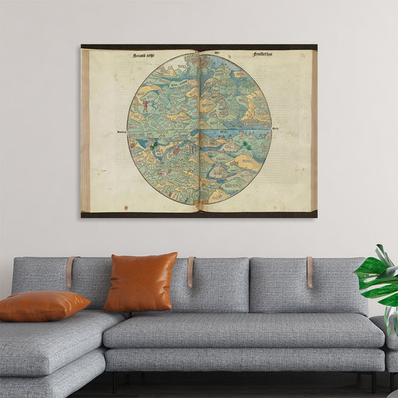 "Circular World Map"