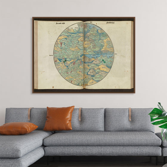 "Circular World Map"