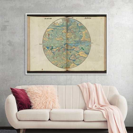 "Circular World Map"