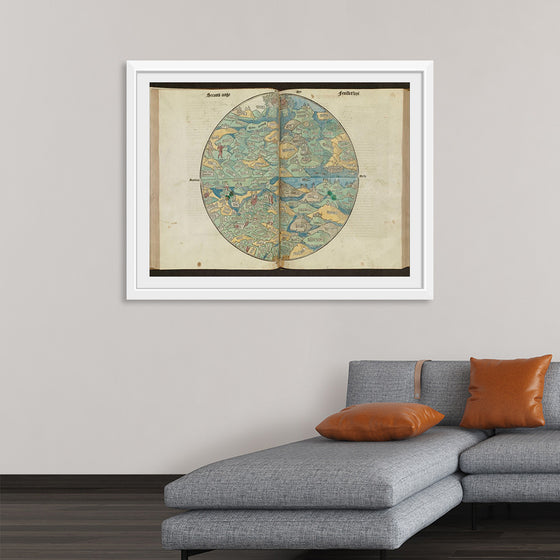 "Circular World Map"