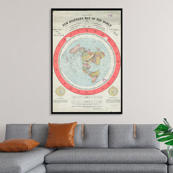 "Gleason's New Standard Map of the World"