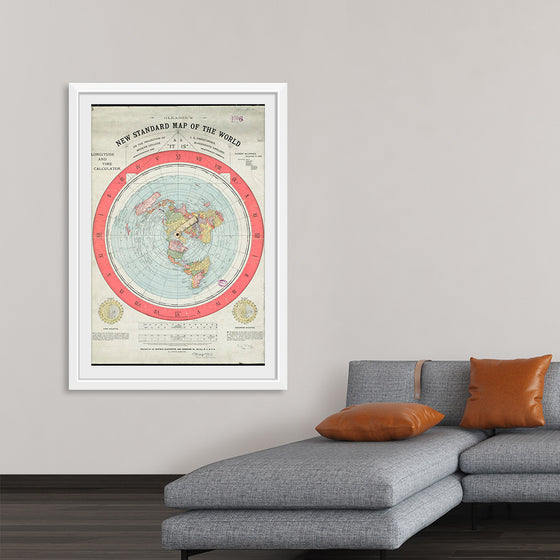 "Gleason's New Standard Map of the World"