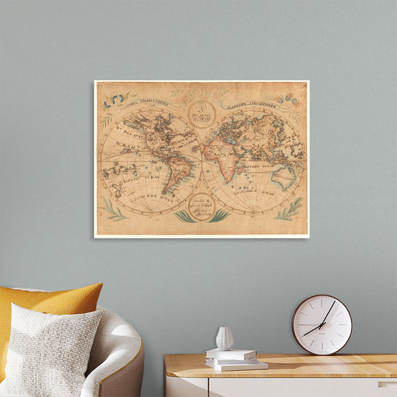 "A Map of the World (1815)"