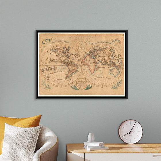 "A Map of the World (1815)"