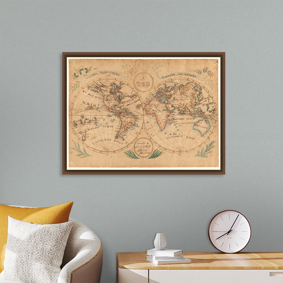 "A Map of the World (1815)"