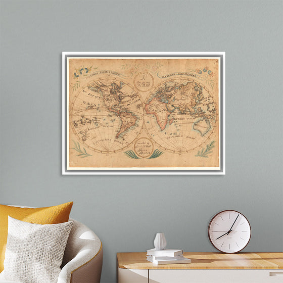 "A Map of the World (1815)"