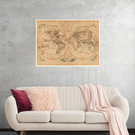 "A Map of the World (1815)"