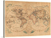 Travel back in time and adorn your space with the enchanting allure of "A Map of the World (1815)". This meticulously crafted print captures the essence of a bygone era, where cartography was an art form, and the world was a tapestry of exploration and discovery. The rich, sepia-toned hues and intricate detailing evoke a sense of nostalgia, inviting you to immerse yourself in the history and adventure of the early 19th century.