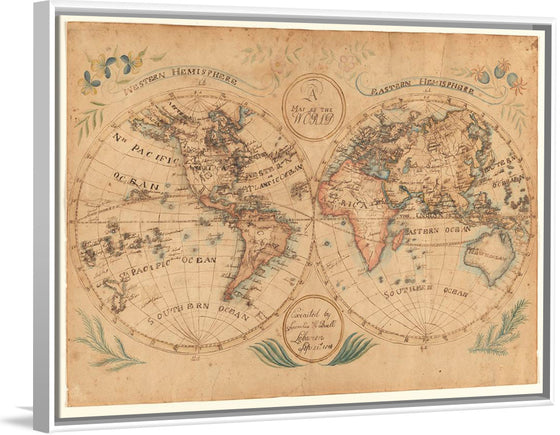 "A Map of the World (1815)"