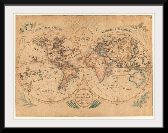 "A Map of the World (1815)"