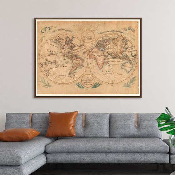 "A Map of the World (1815)"