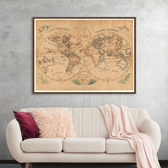 "A Map of the World (1815)"