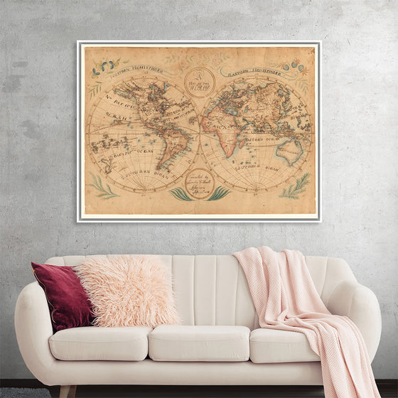 "A Map of the World (1815)"